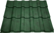 Металлочерепица Kvintaв покрытии Safari green