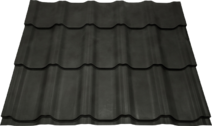 Металлочерепица Kvintaв покрытии Safari grey